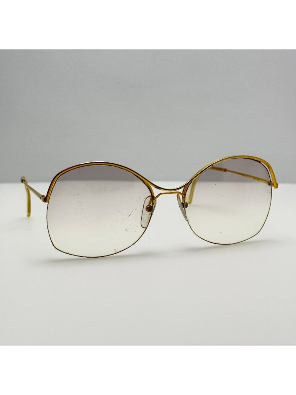 Hoya 1/15 14KGF Eyeglasses Eye Glasses Frames 55-19 55-19